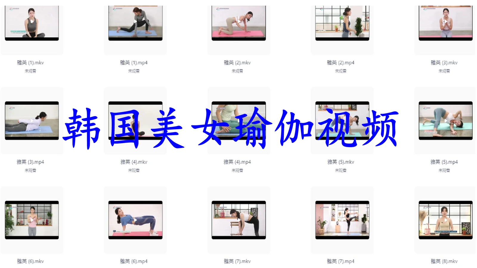 颜值与实力并存！14位韩国瑜伽老师1521部课程，每一帧都是享受